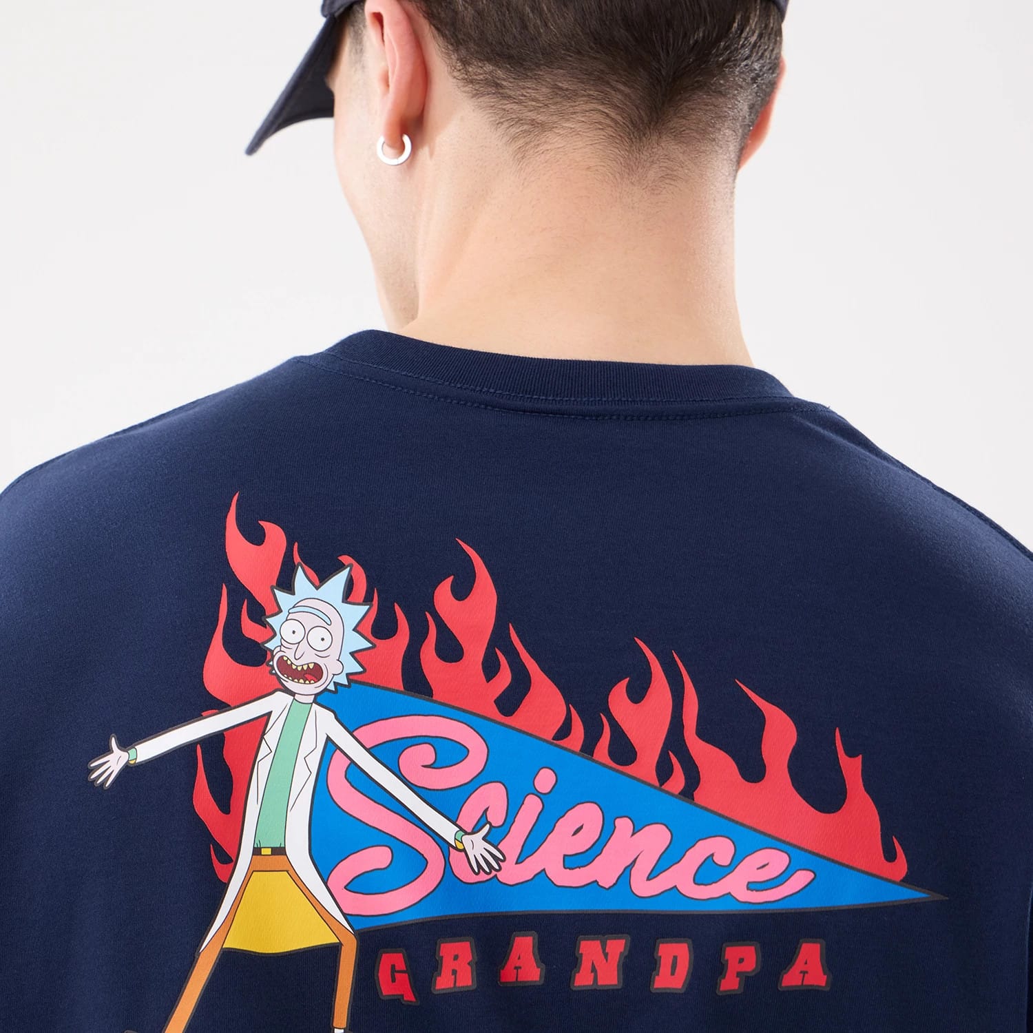 Rick And Morty Blue T-Shirt-kentox - Image 4