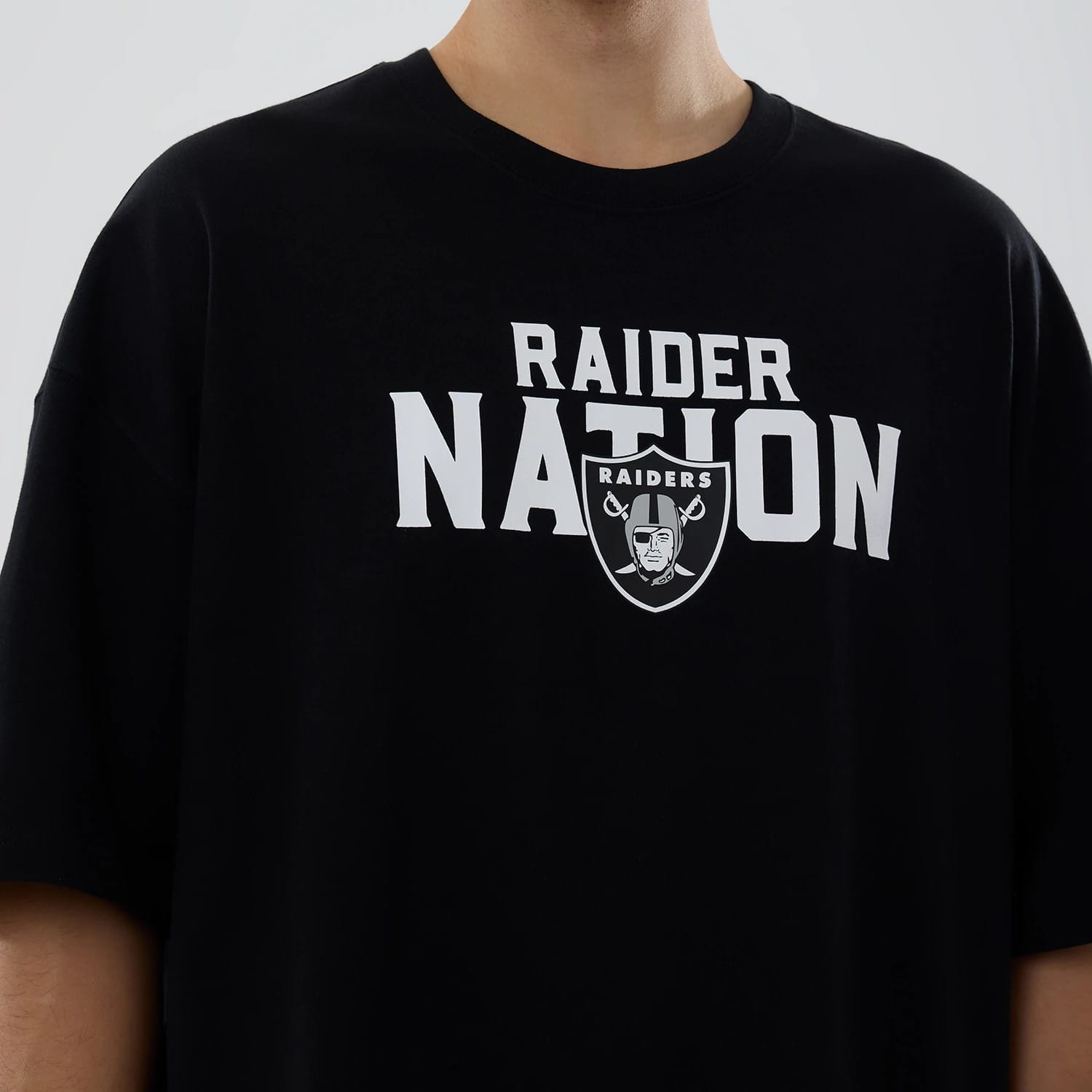 Las Vegas Raiders NFL Rivalry Black Oversized T-Shirt-kentox - Image 3