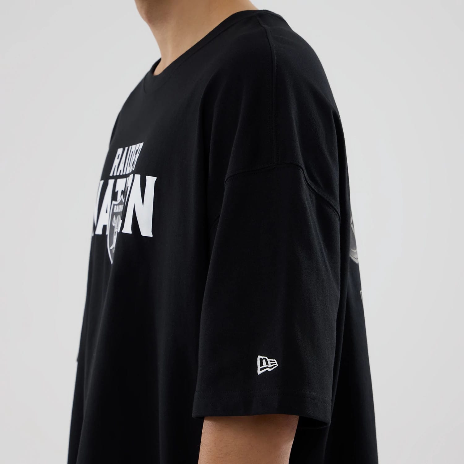 Las Vegas Raiders NFL Rivalry Black Oversized T-Shirt-kentox - Image 6