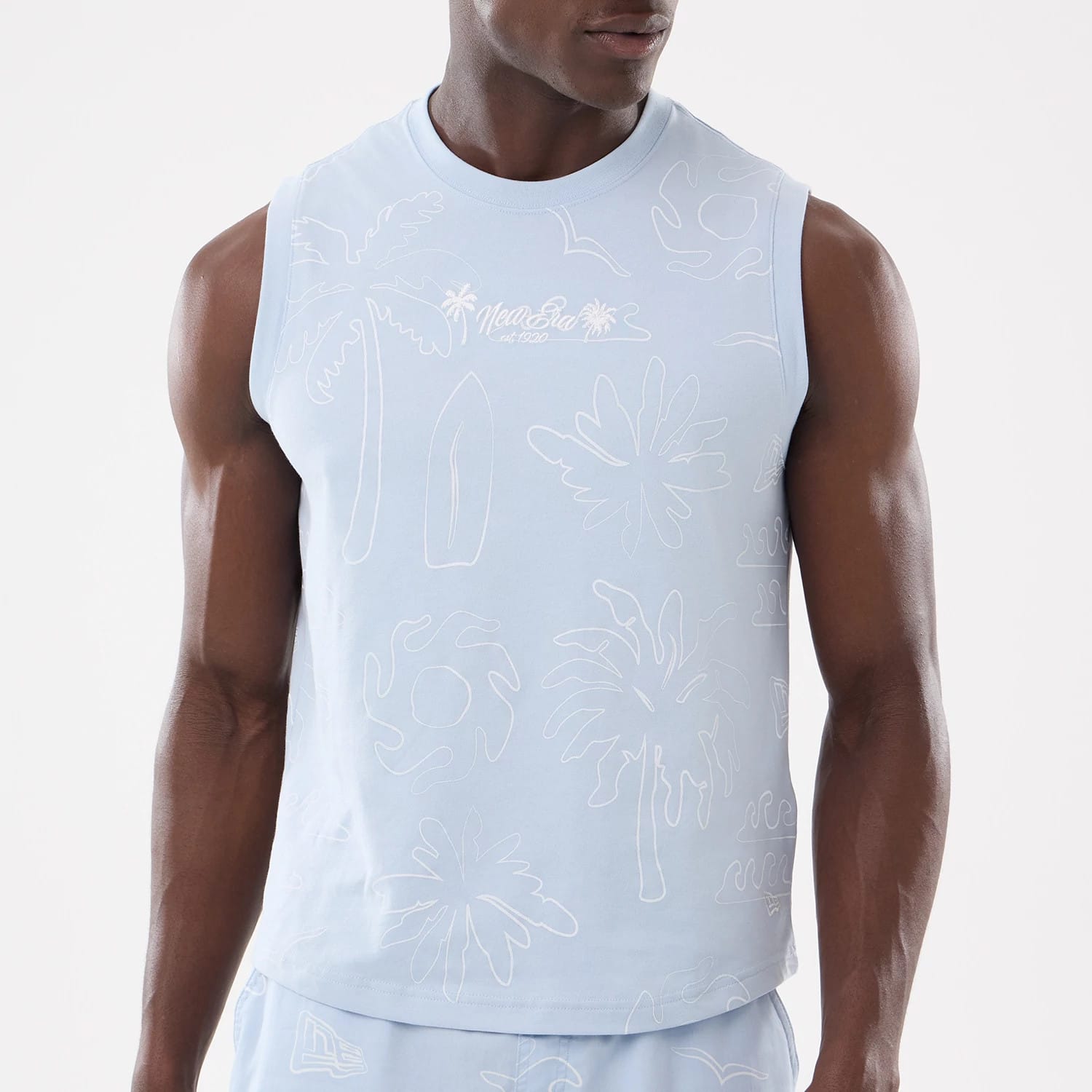New Era Resort Blue Tank Top-kentox - Image 3