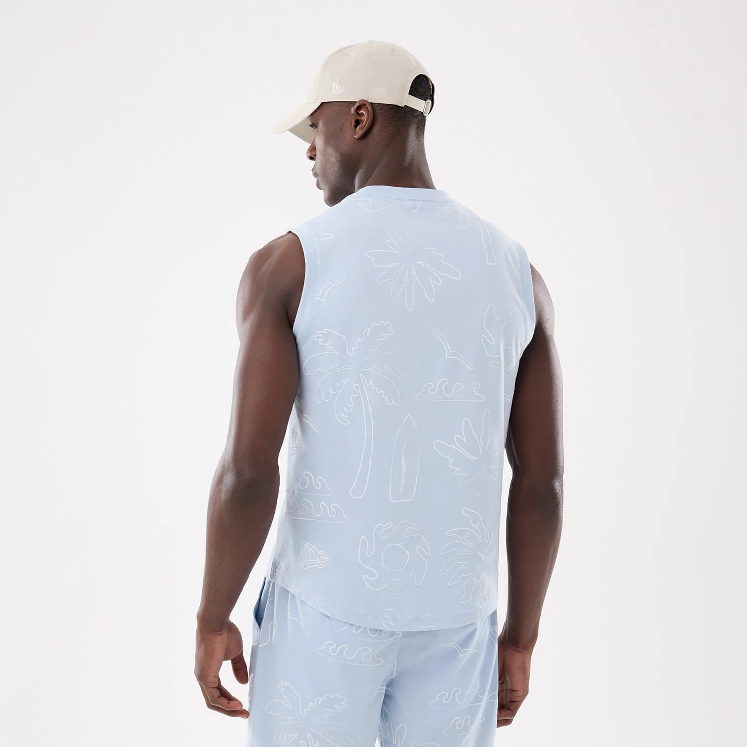 New Era Resort Blue Tank Top-kentox - Image 2
