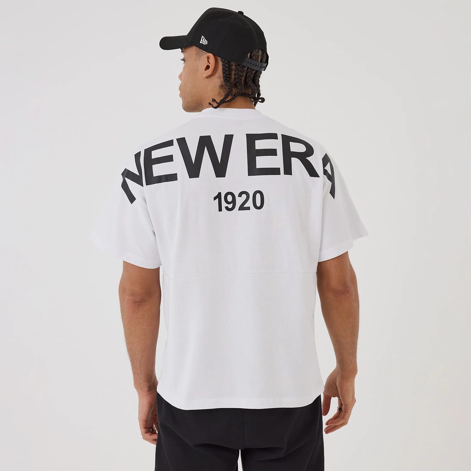 New Era Distressed White T-Shirt-kentox - Image 2