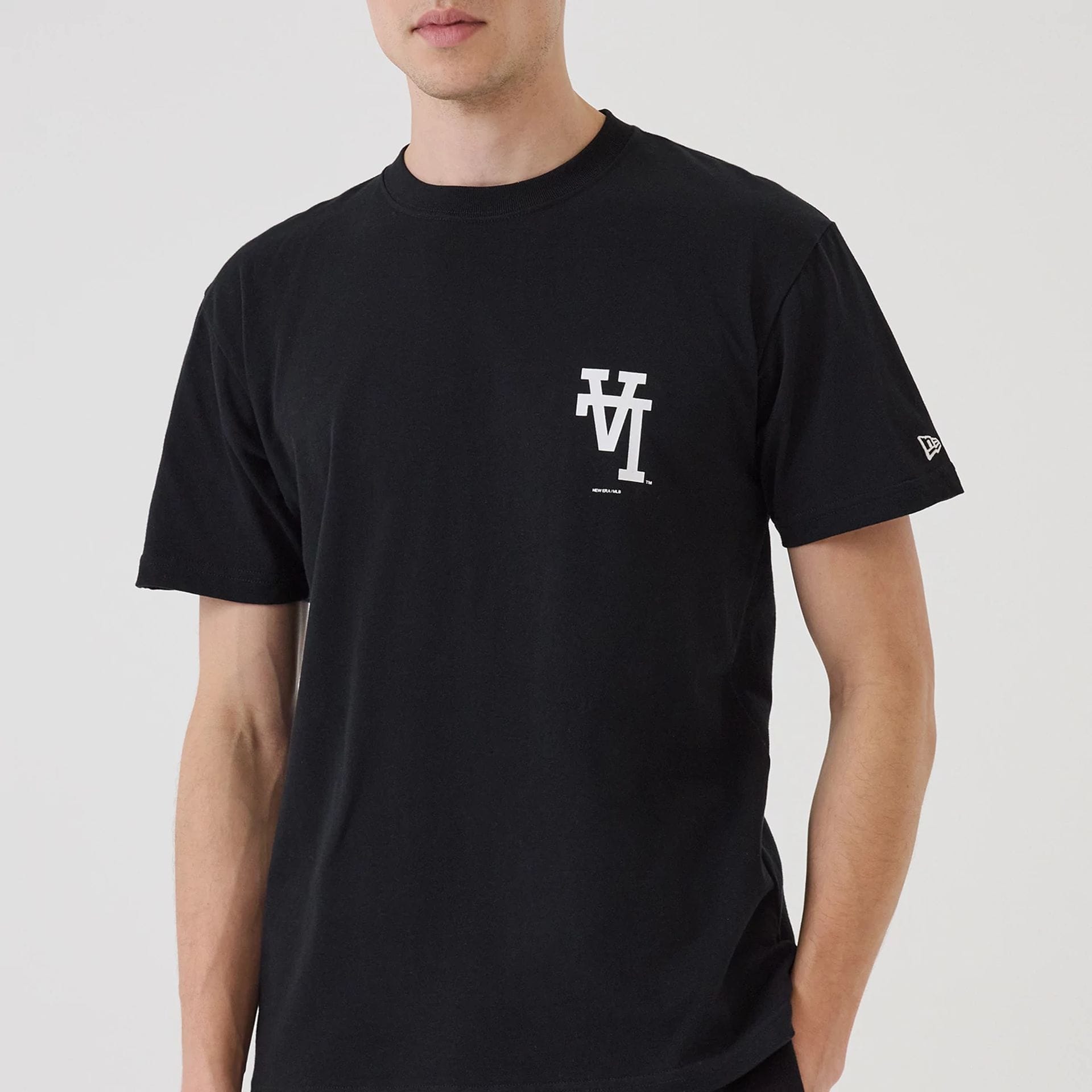 LA Dodgers MLB Upside Down Black T-Shirt-kentox - Image 5