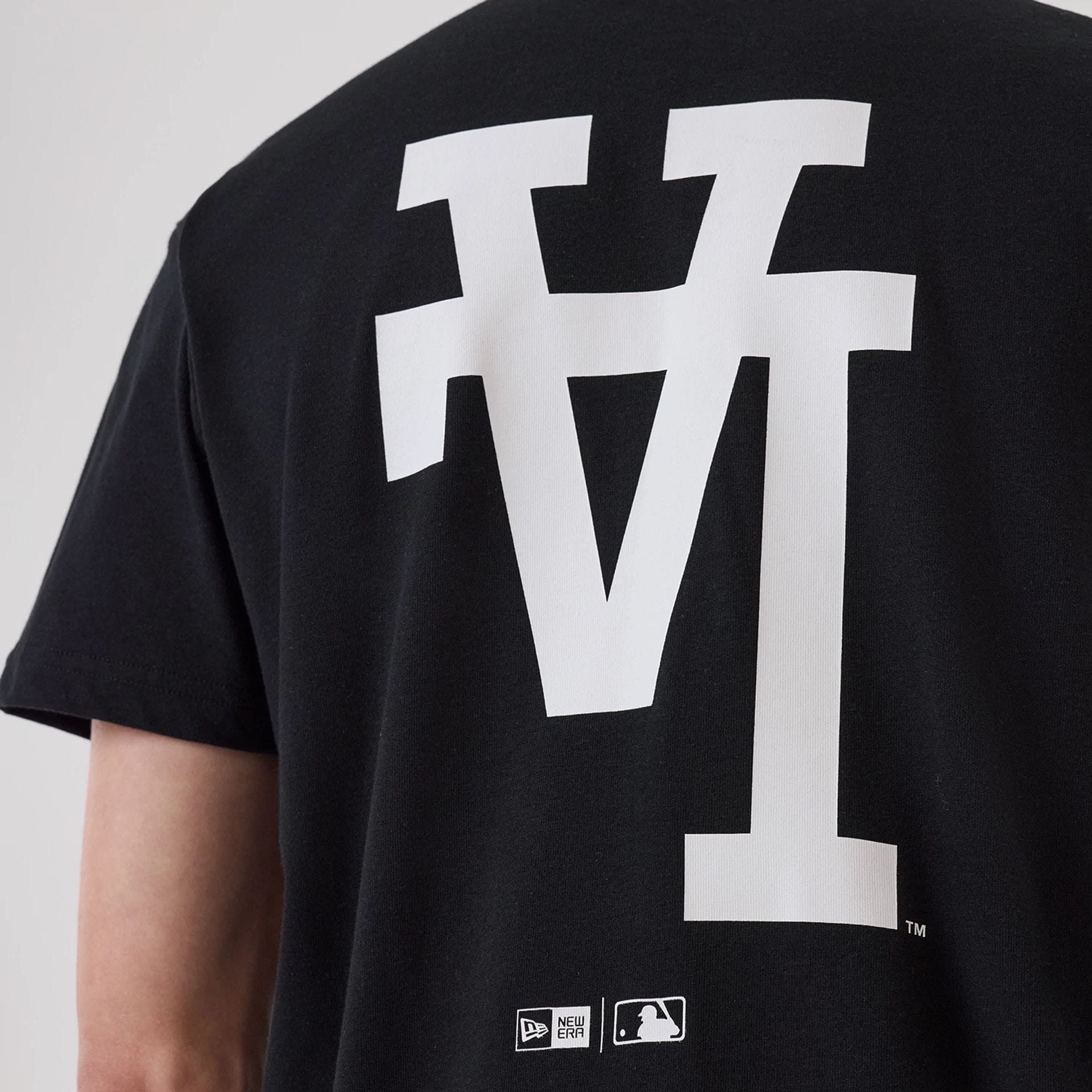 LA Dodgers MLB Upside Down Black T-Shirt-kentox - Image 4