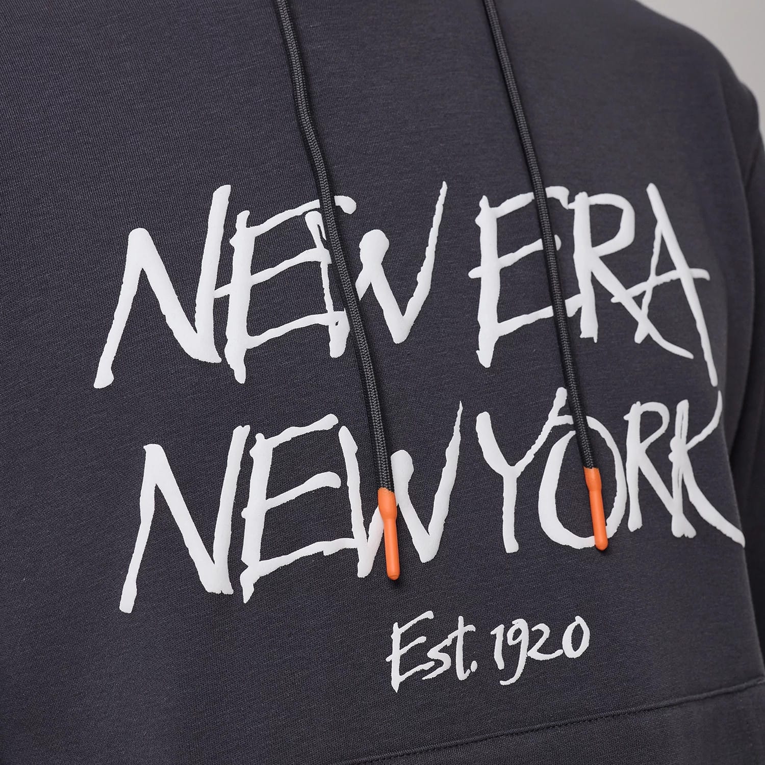 New Era New York Dark Grey Oversized Pullover Hoodie-kentox - Image 3