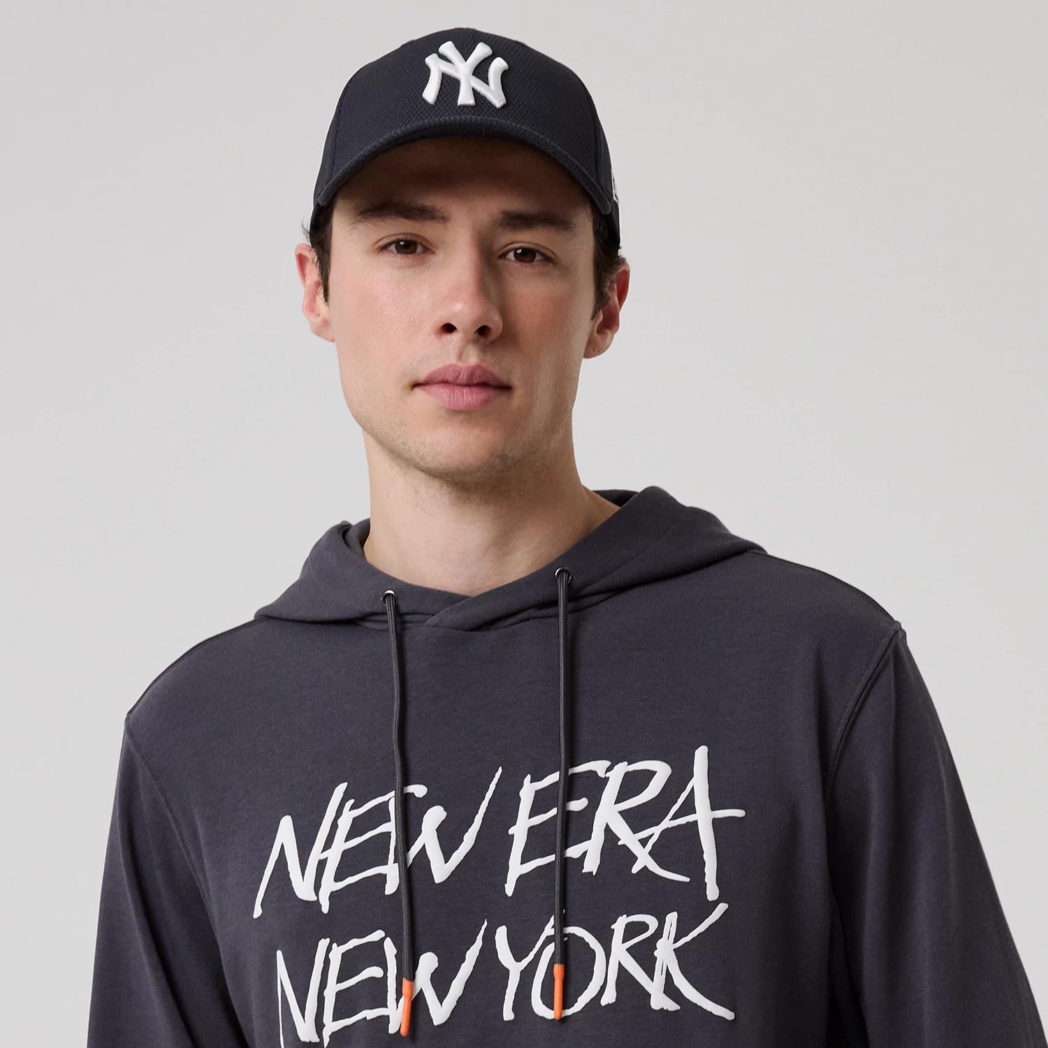 New Era New York Dark Grey Oversized Pullover Hoodie-kentox - Image 6