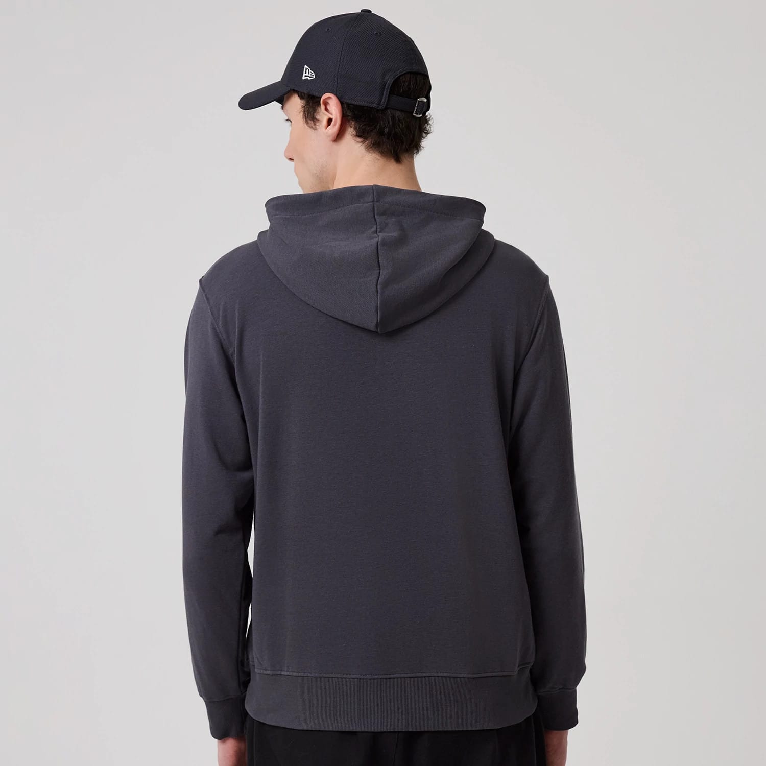 New Era New York Dark Grey Oversized Pullover Hoodie-kentox - Image 2