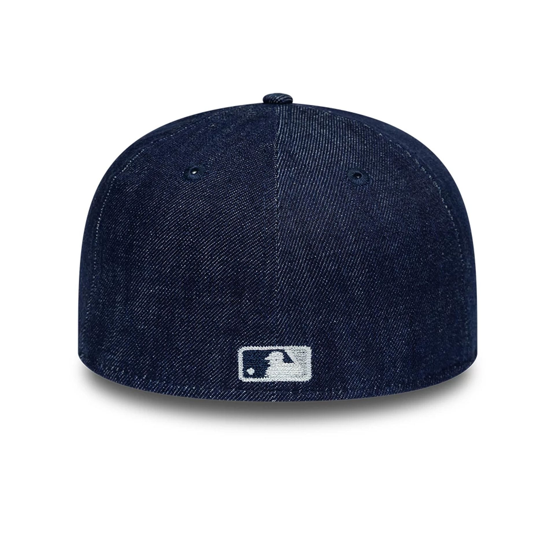 New York Yankees MLB Chain Stitch Denim Navy 59FIFTY Fitted Cap-kentox - Image 7