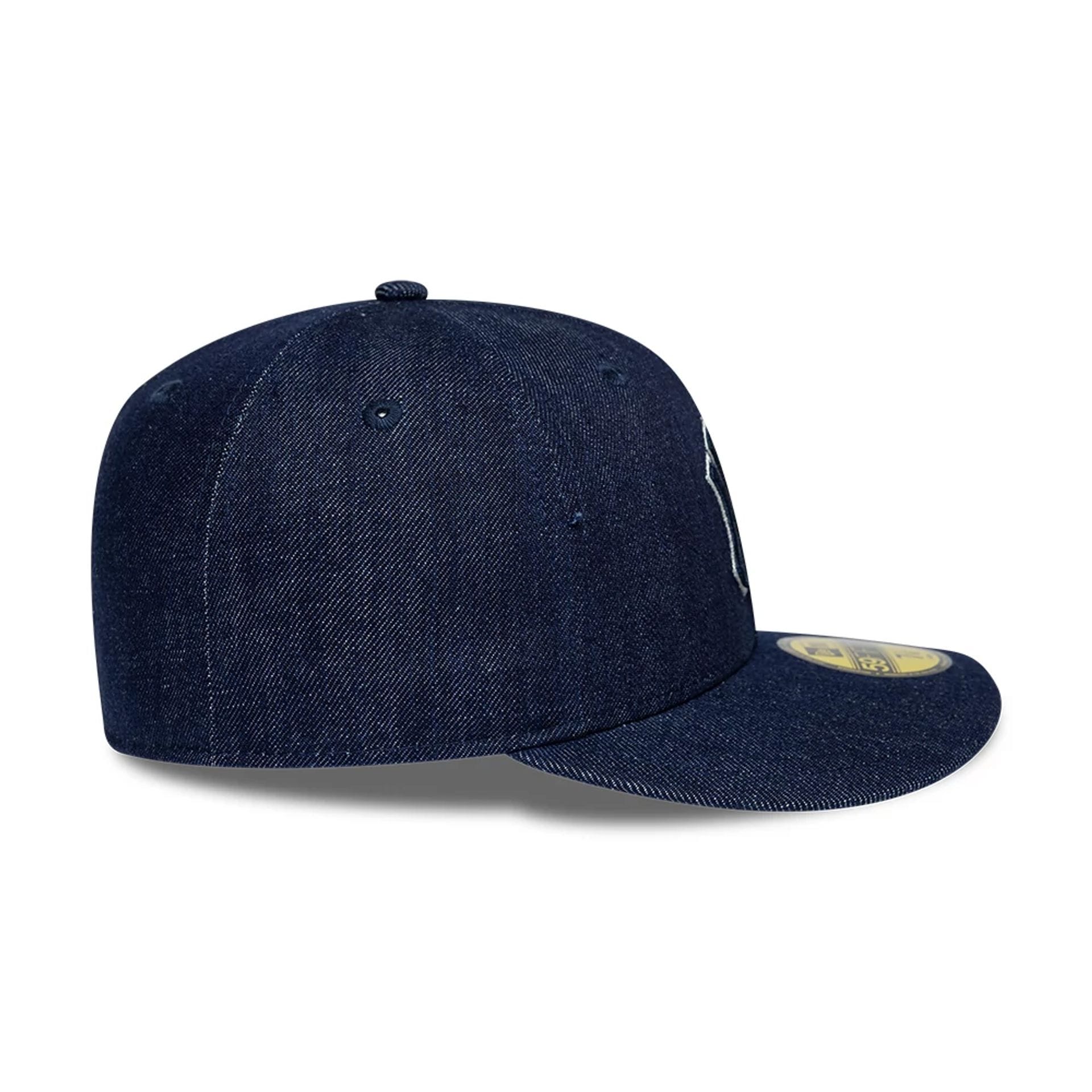 New York Yankees MLB Chain Stitch Denim Navy 59FIFTY Fitted Cap-kentox - Image 6