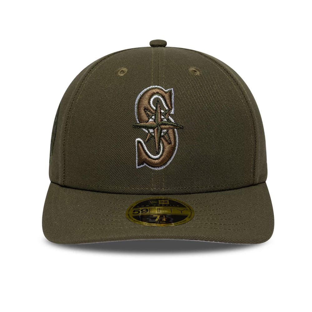 Seattle Mariners MLB College Varsity Dark Green Low Profile 59FIFTY Fitted Cap-kentox - Image 3