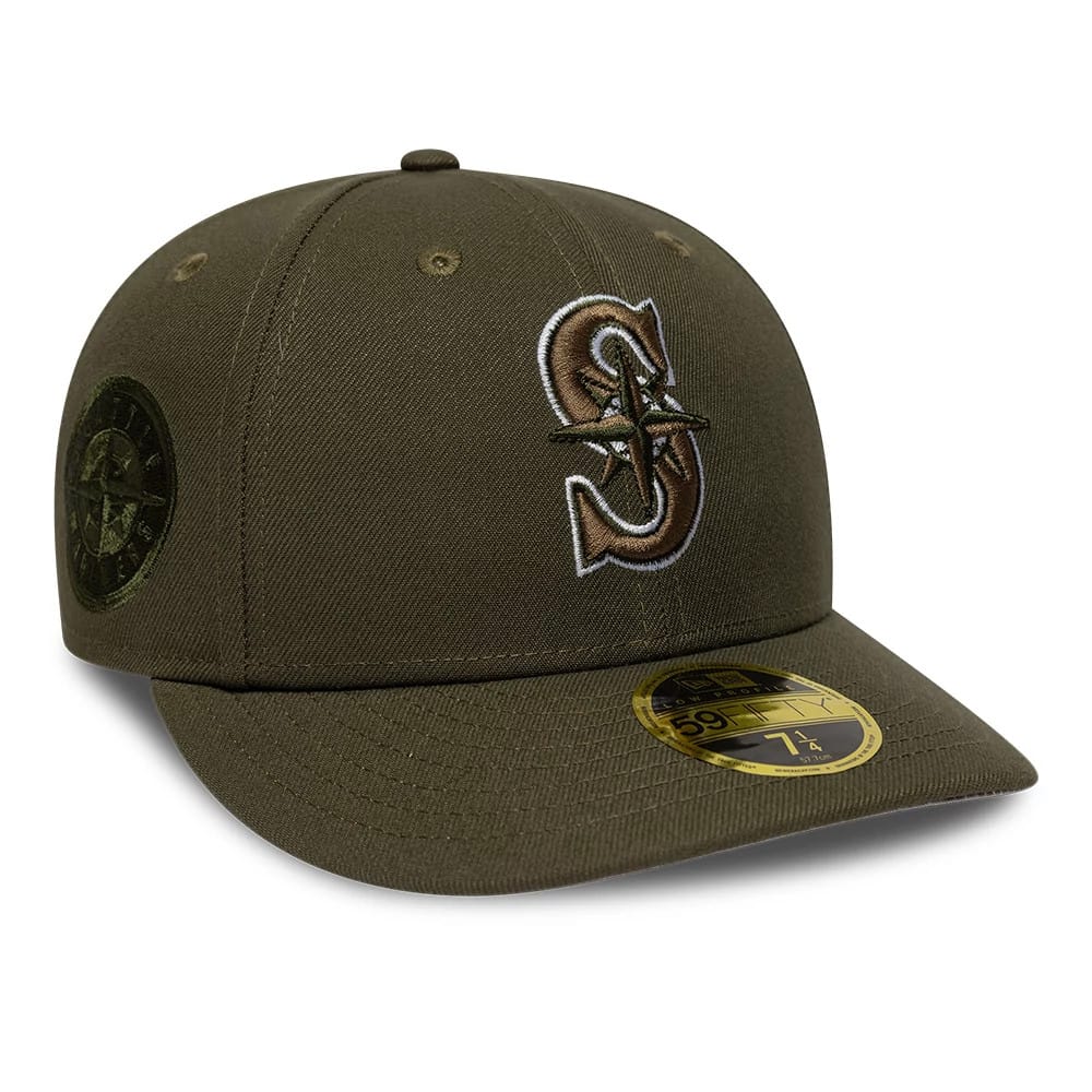 Seattle Mariners MLB College Varsity Dark Green Low Profile 59FIFTY Fitted Cap-kentox - Image 4