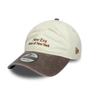 New Era State Of N.Y Cream 9TWENTY Adjustable Cap-kentox