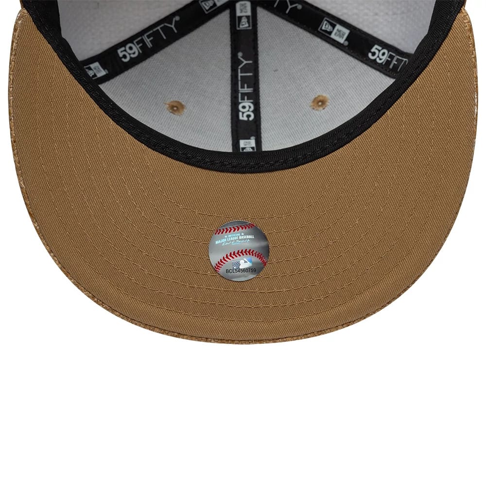 San Diego Padres MLB Straw Dark Beige 59FIFTY Fitted Cap-kentox - Image 5