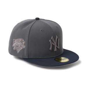 New York Yankees MLB Dark Grey 59FIFTY Fitted Cap-kentox