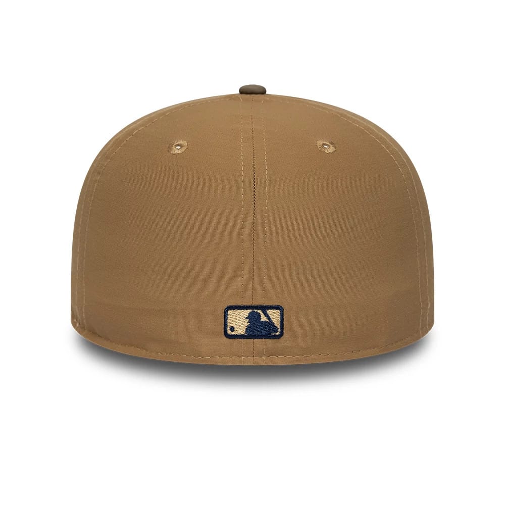 New York Yankees MLB Gros Grain Beige 59FIFTY Fitted Cap-kentox - Image 7
