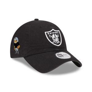 Las Vegas Raiders NFL X Bad Bunny Black Casual Classic Adjustable Cap-kentox