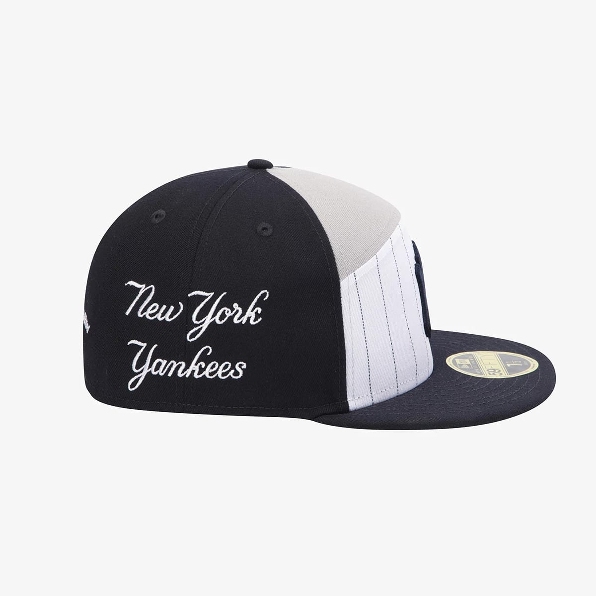 New York Yankees MLB 59FIFTY Day Navy Split Panel 59FIFTY Fitted Cap-kentox - Image 4