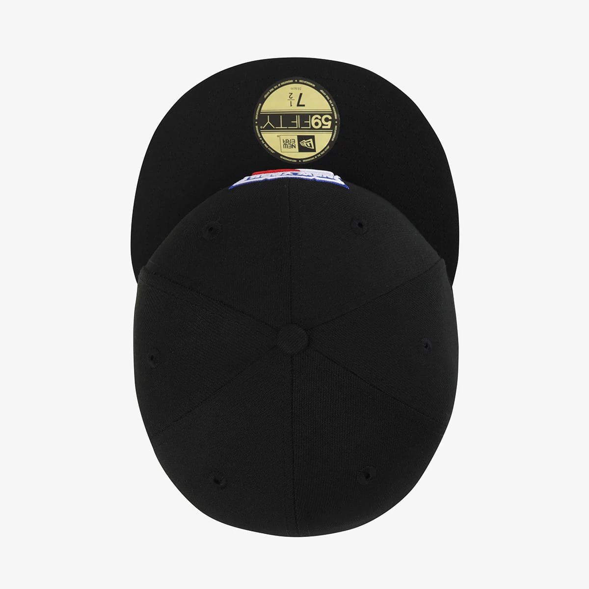 New York Rangers NHL 59FIFTY Day Black 59FIFTY Fitted Cap-kentox - Image 4