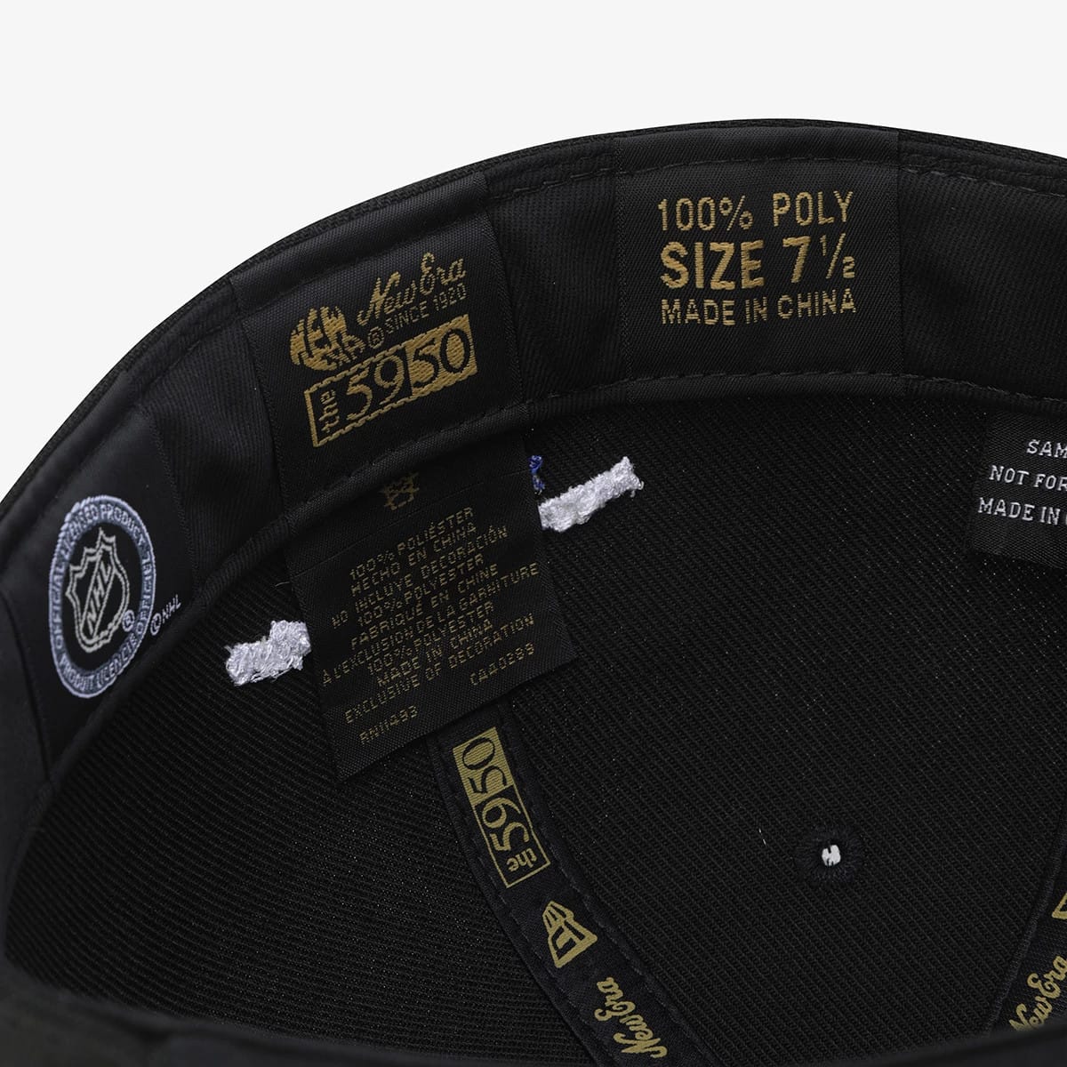 New York Rangers NHL 59FIFTY Day Black 59FIFTY Fitted Cap-kentox - Image 8