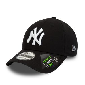 New York Yankees Repreve League Essential Black 9FORTY Adjustable Cap-kentox