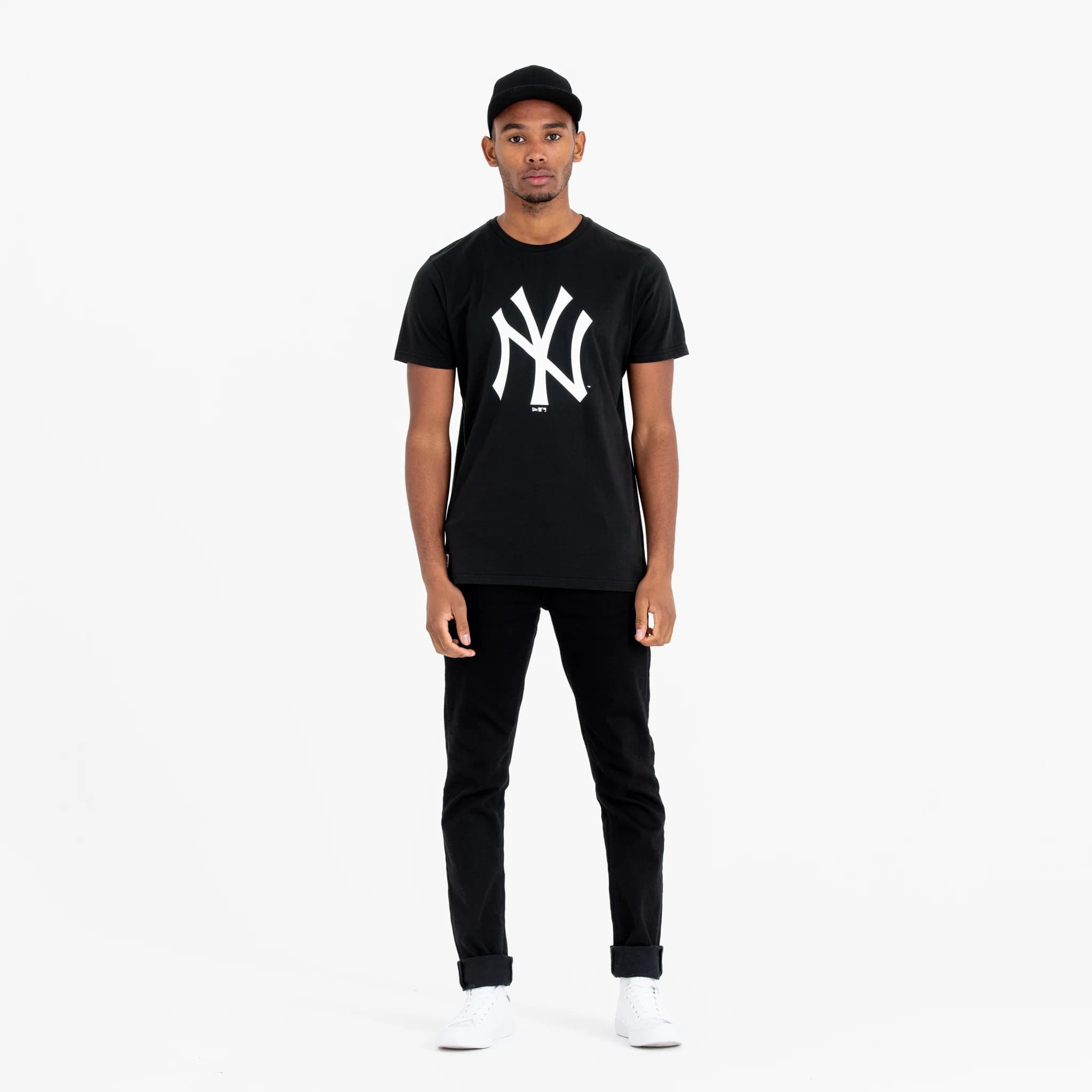 New York Yankees MLB Regular Black T-Shirt-kentox - Image 3