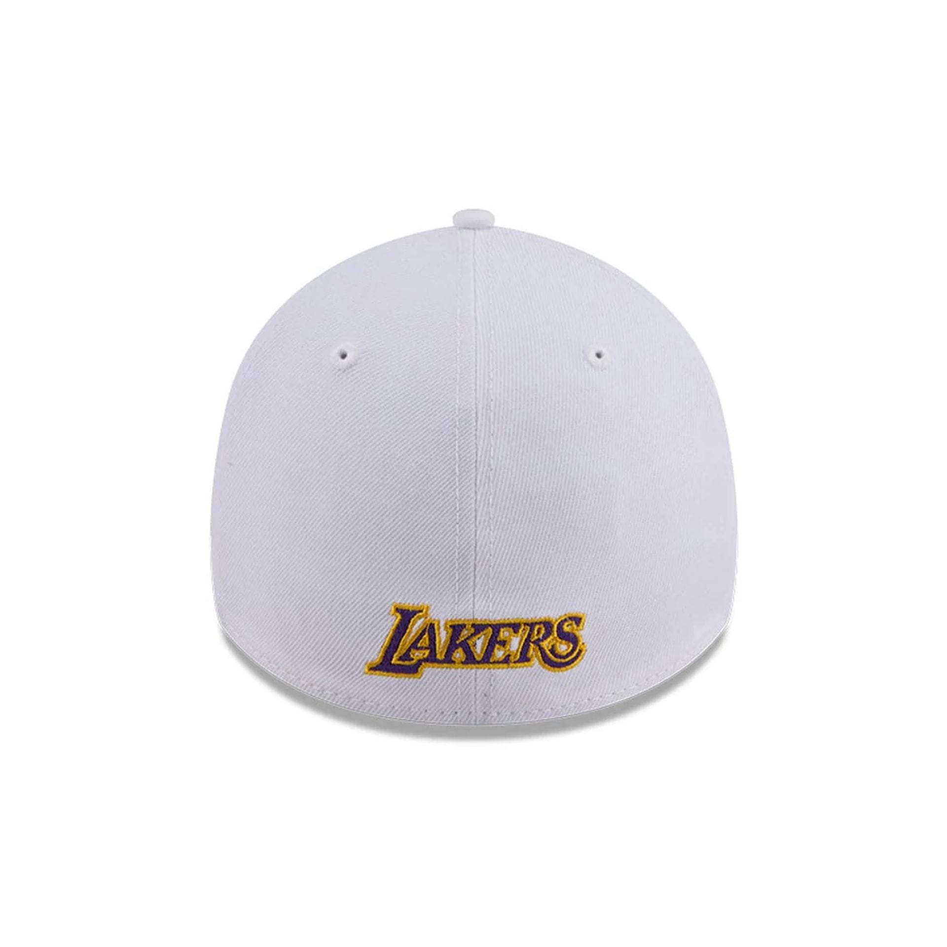 LA Lakers NBA Evergreen White 39THIRTY Stretch Fit Cap-kentox - Image 3