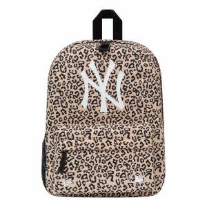 New York Yankees All Over Print Light Beige Stadium Backpack-kentox