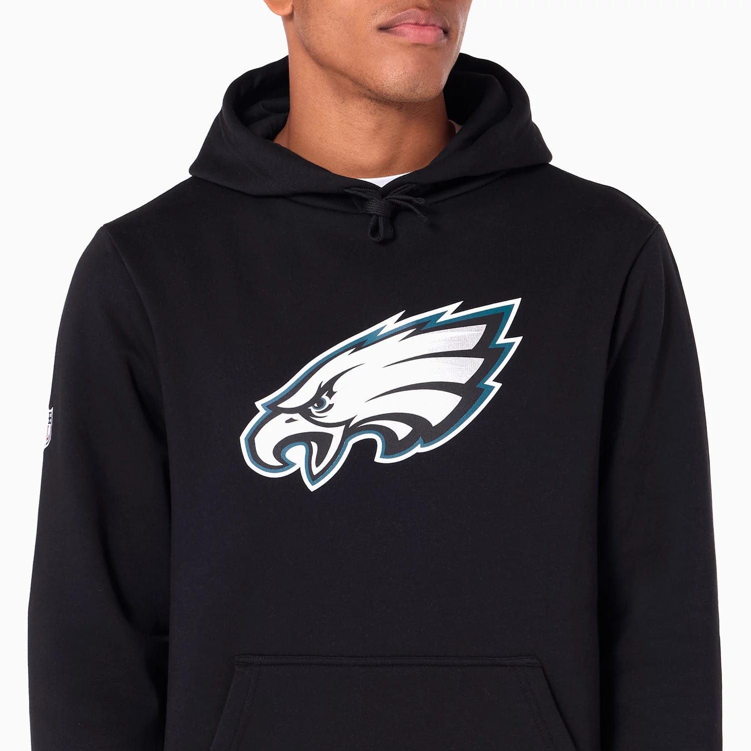 Philadelphia Eagles NFL Black Pullover Hoodie-kentox - Image 2