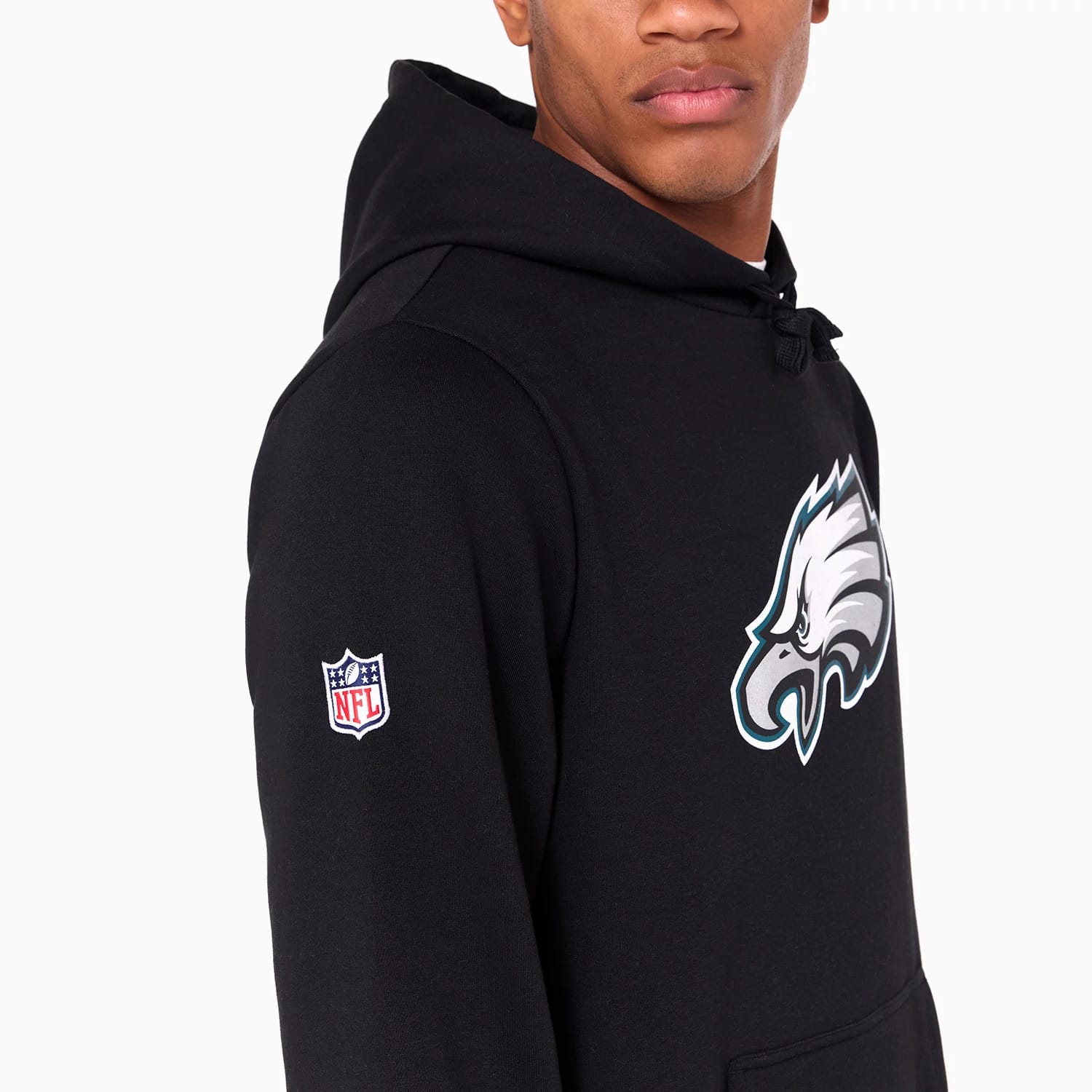 Philadelphia Eagles NFL Black Pullover Hoodie-kentox - Image 3