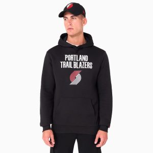 Portland Trail Blazers NBA Black Pullover Hoodie-kentox