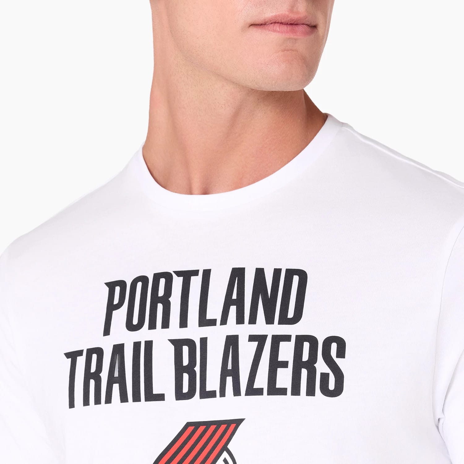 Portland Trail Blazers NBA White T-Shirt-kentox - Image 3
