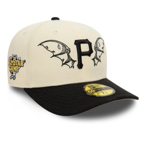 Pittsburgh Pirates MLB Team Wings Light Beige 59FIFTY Fitted Cap-kentox