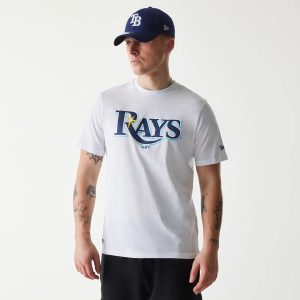 Tampa Bay Rays MLB Regular White T-Shirt-kentox
