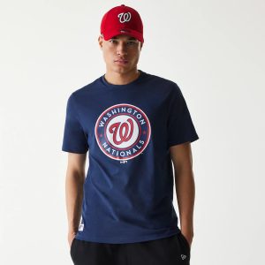 Washington Nationals MLB Regular Dark Blue T-Shirt-kentox