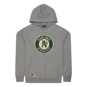 Oakland Athletics MLB Regular Grey Pullover Hoodie-kentox