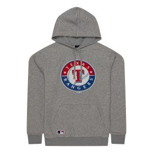 Texas Rangers MLB Regular Grey Pullover Hoodie-kentox