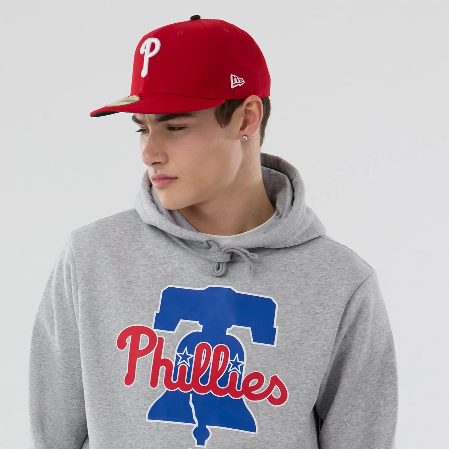 Philadelphia Phillies MLB Grey Pullover Hoodie-kentox - Image 6