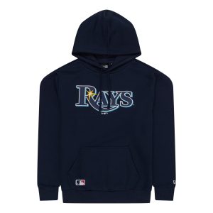 Tampa Bay Rays MLB Regular Dark Blue Pullover Hoodie-kentox