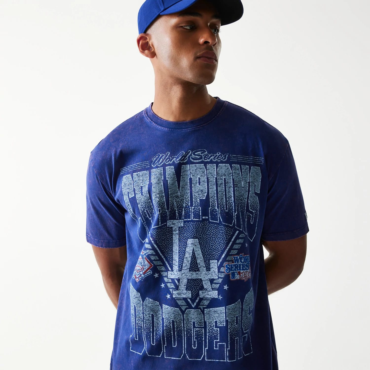 LA Dodgers MLB Sport Classic Dark Blue T-Shirt-kentox - Image 3
