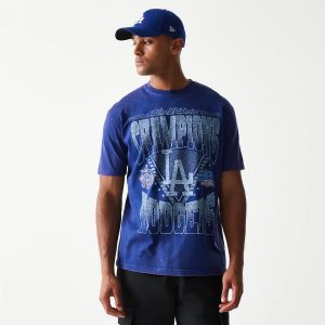 LA Dodgers MLB Sport Classic Dark Blue T-Shirt-kentox