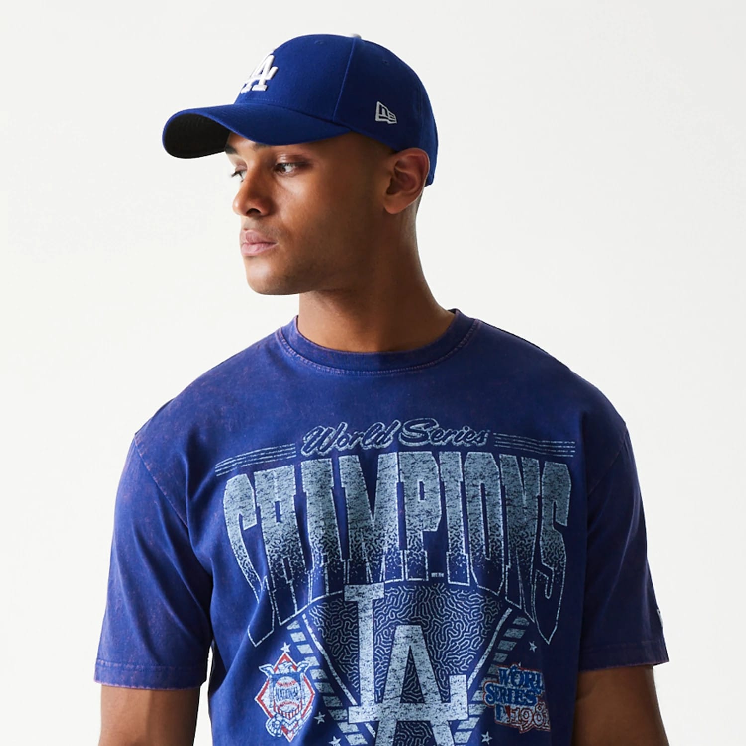 LA Dodgers MLB Sport Classic Dark Blue T-Shirt-kentox - Image 6
