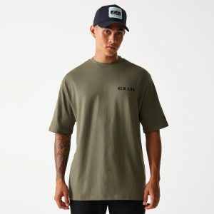 New Era Animal Graphic Green Oversized T-Shirt-kentox