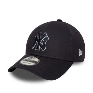 New York Yankees MLB Outline Navy 9FORTY Adjustable Cap-kentox