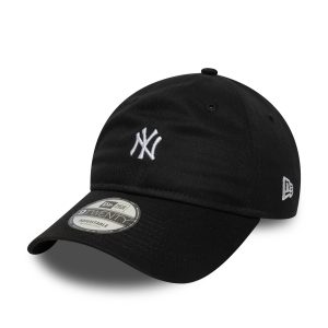 New York Yankees MLB Mini Logo Black 9TWENTY Adjustable Cap-kentox