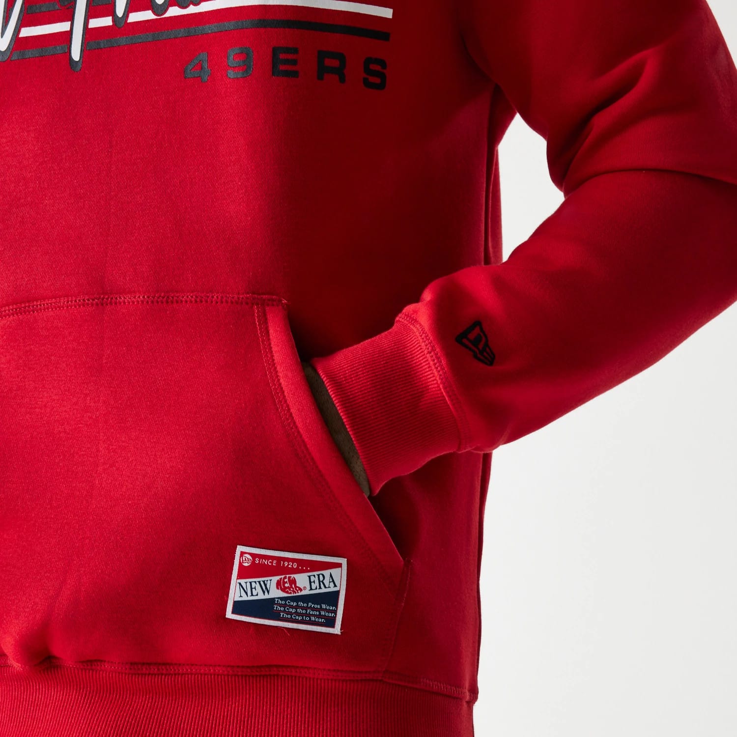 San Francisco 49ers NFL Throwback Red Pullover Hoodie-kentox - Image 4