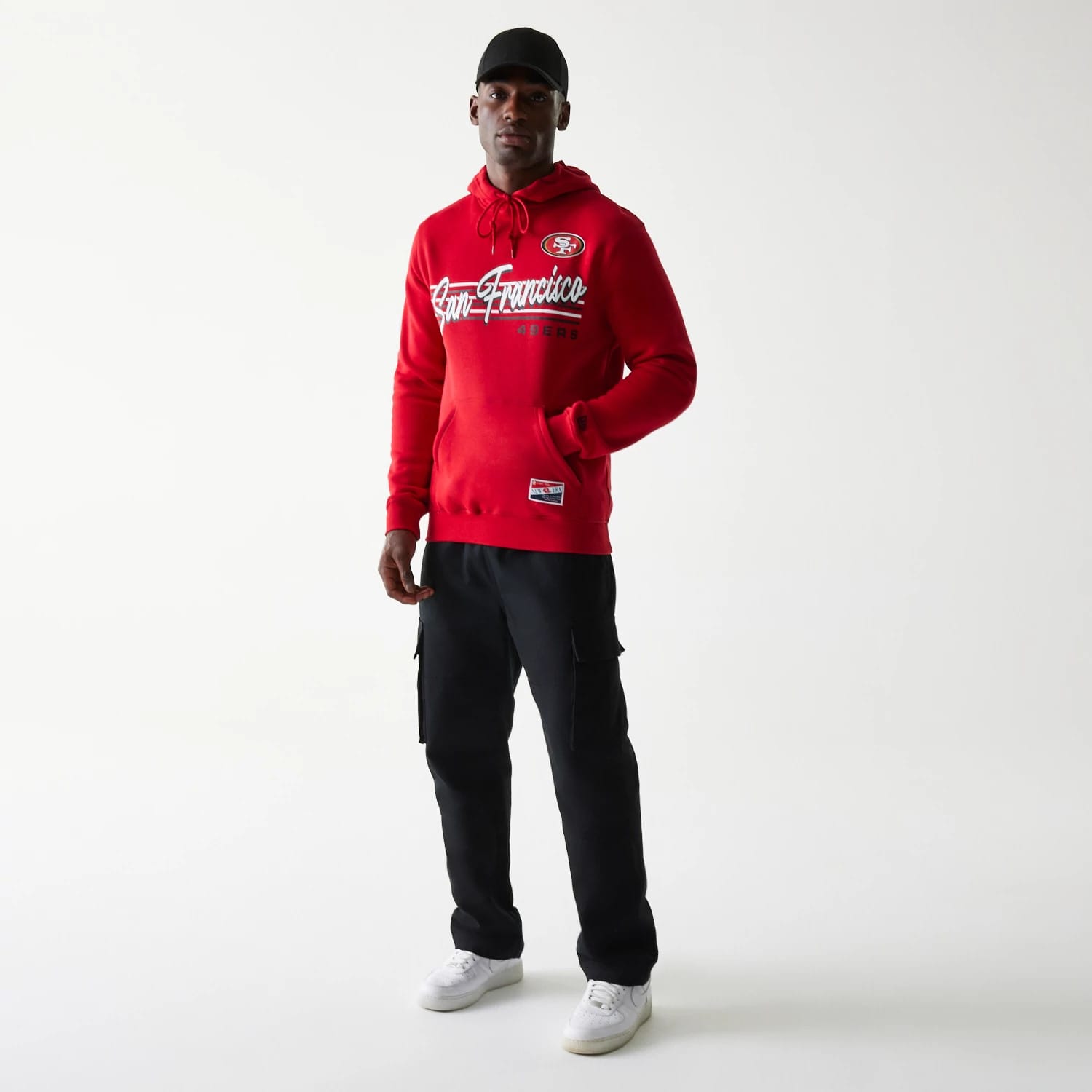 San Francisco 49ers NFL Throwback Red Pullover Hoodie-kentox - Image 6