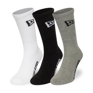 New Era Flag Multi Monochrome 3 Pack Crew Socks-kentox