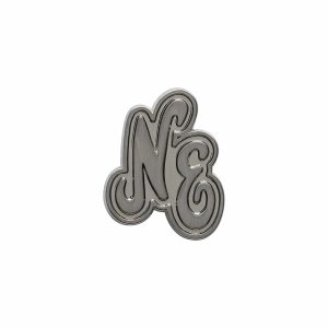 New Era Script Heritage Connect Silver Pin Badge-kentox