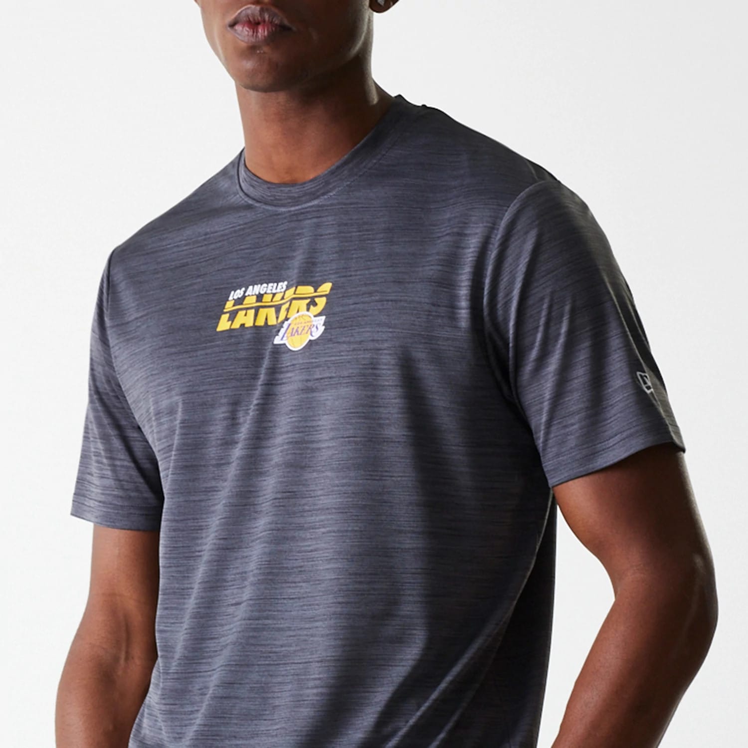 LA Lakers NBA Essentials Black T-Shirt-kentox - Image 3