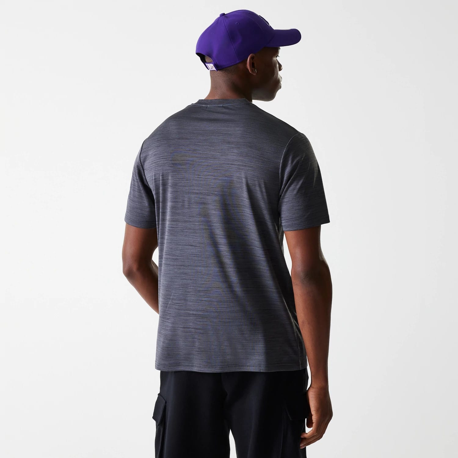 LA Lakers NBA Essentials Black T-Shirt-kentox - Image 2